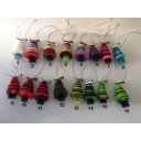 Dachshund button Christmas tree decoration